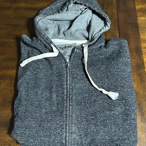 Urban Pipeline Men's Dark Gray Zip-Up Hoodie